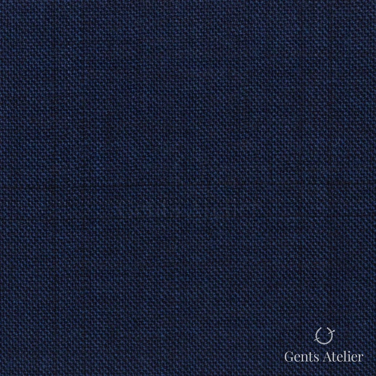Костюмная ткань Marzoni 651 - 853 / 1200 — Тёмно-синий, однотонная, 100% шерсть
