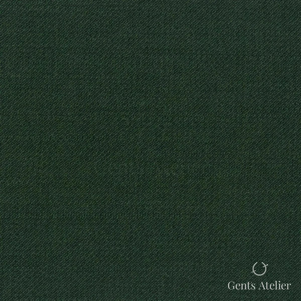 Костюмная ткань Marzoni 723 - 064 / 1200 — Зелёный, однотонная, 100% шерсть