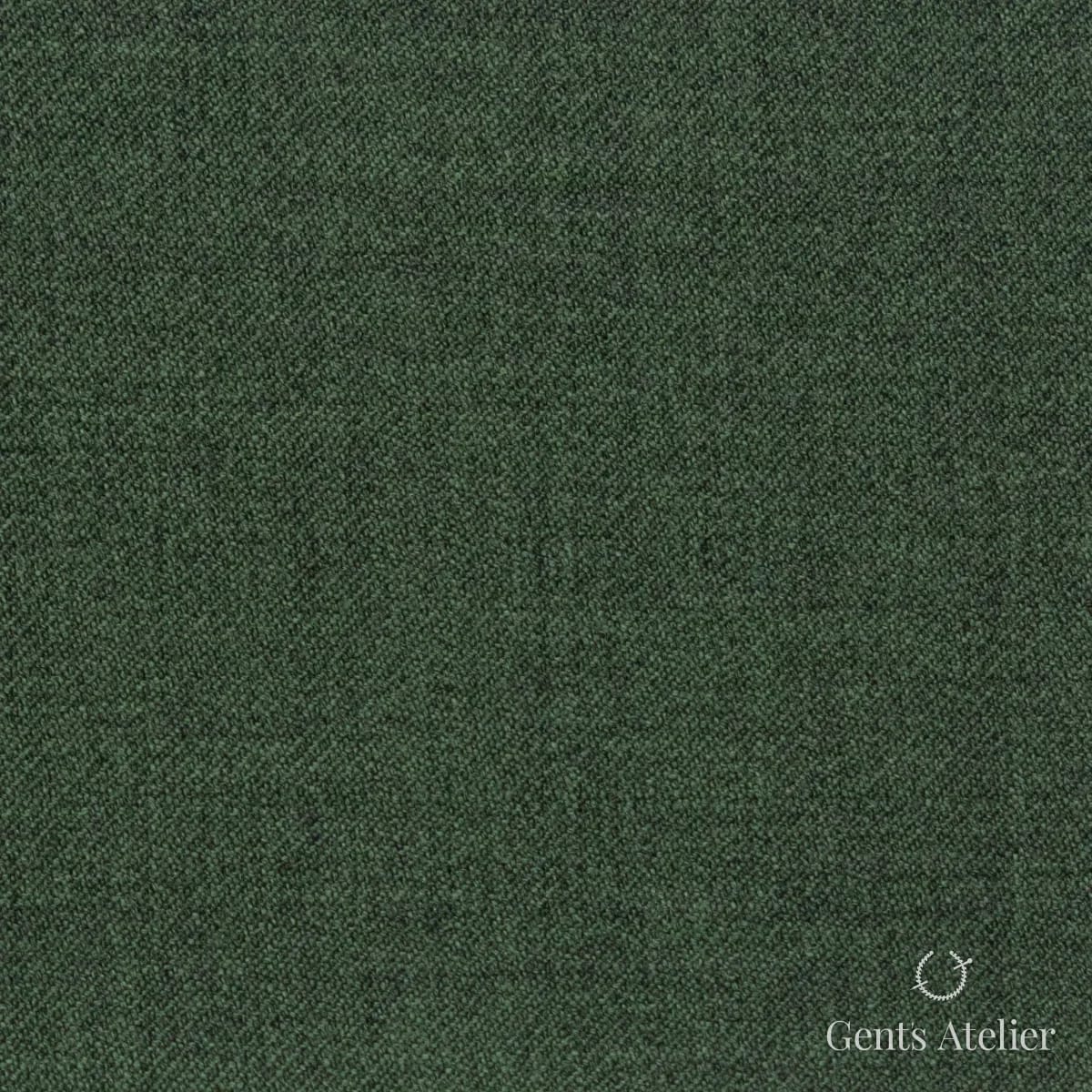 Костюмная ткань Marzoni 723 - 067 / 1200 — Зелёный, однотонная, 100% шерсть
