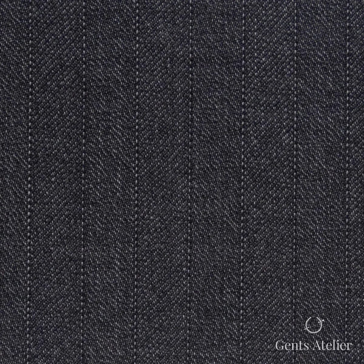 Костюмная ткань Marzoni 723 - 109 / 1200 — Серый / Белый, ёлочка, 100% шерсть