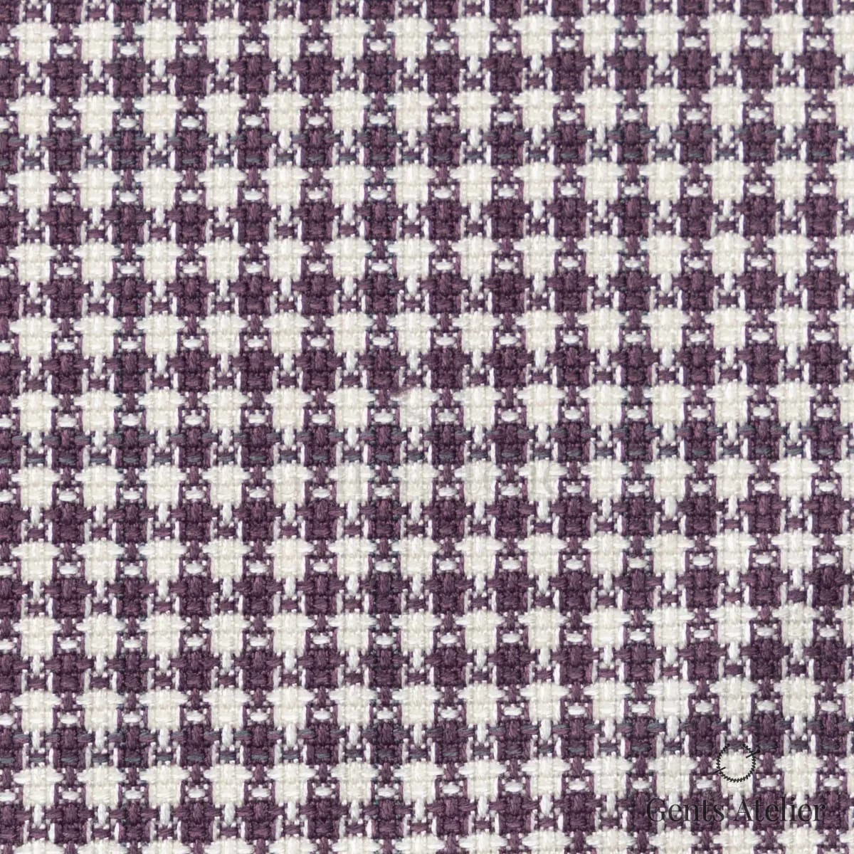Костюмная ткань Marzoni 602 - 017 / 900 — Кирпичный / Белый, в клетку, 50% шерсть, 50% Silk