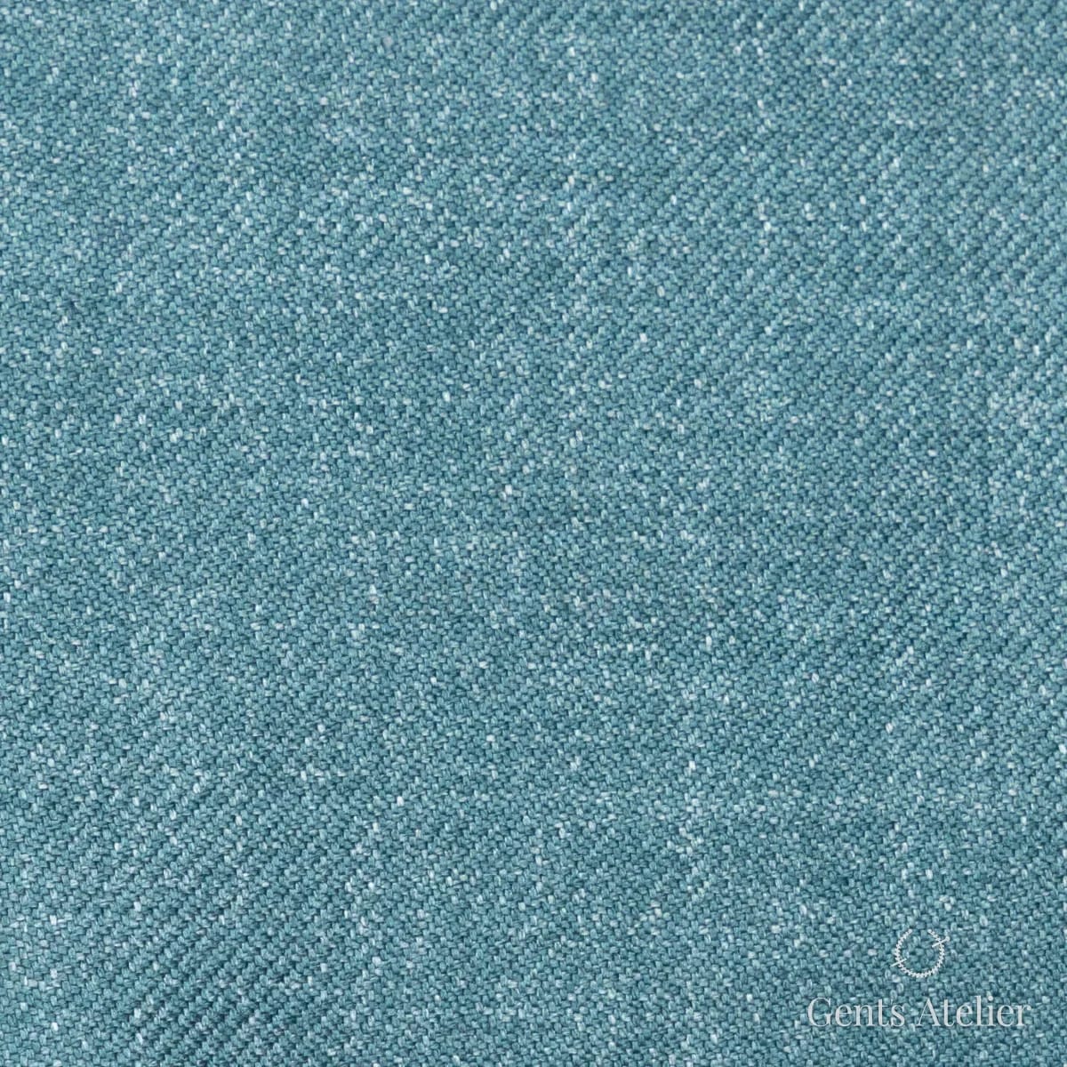 Костюмная ткань Marzoni 611 - 519 / 1300 — Бирюзово-зелёный, меланж, 100% Silk