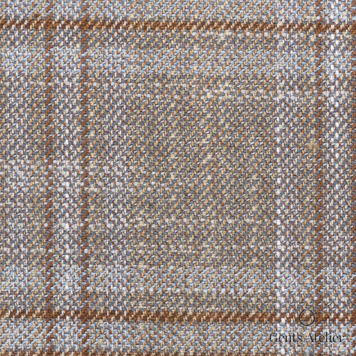Костюмная ткань Marzoni 612 - 551 / 1000 — Бежевый / Белый, виндоупейн, 100% Bamboo