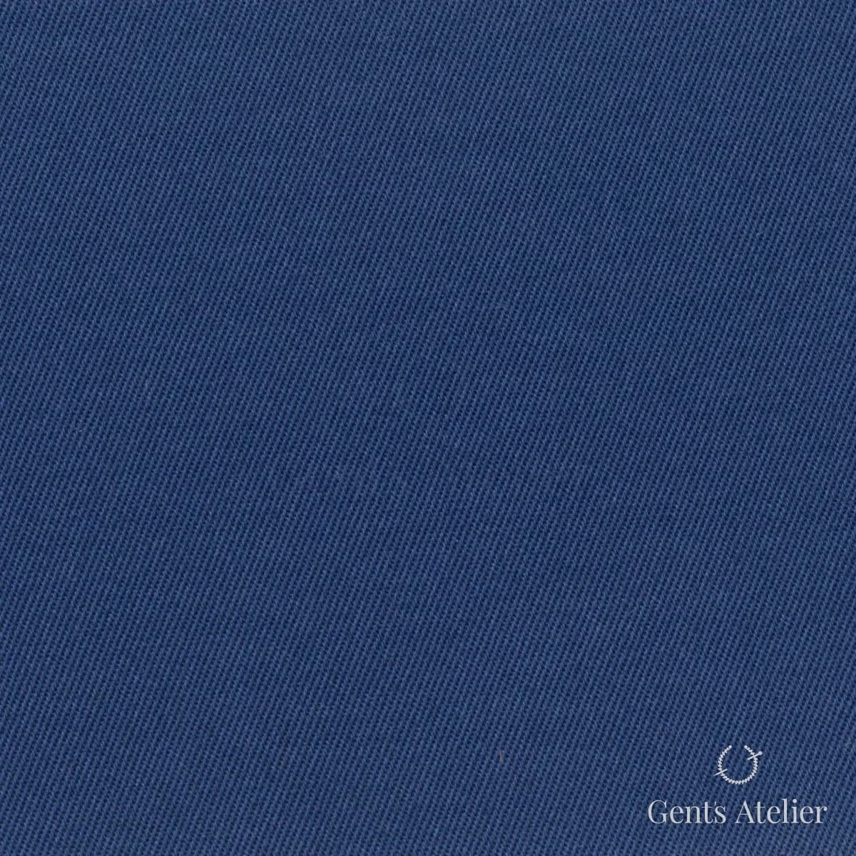 Костюмная ткань Marzoni 614 - 518 / 600 — Голубой, однотонная, 97% Supima Cotton, 3% Lycra