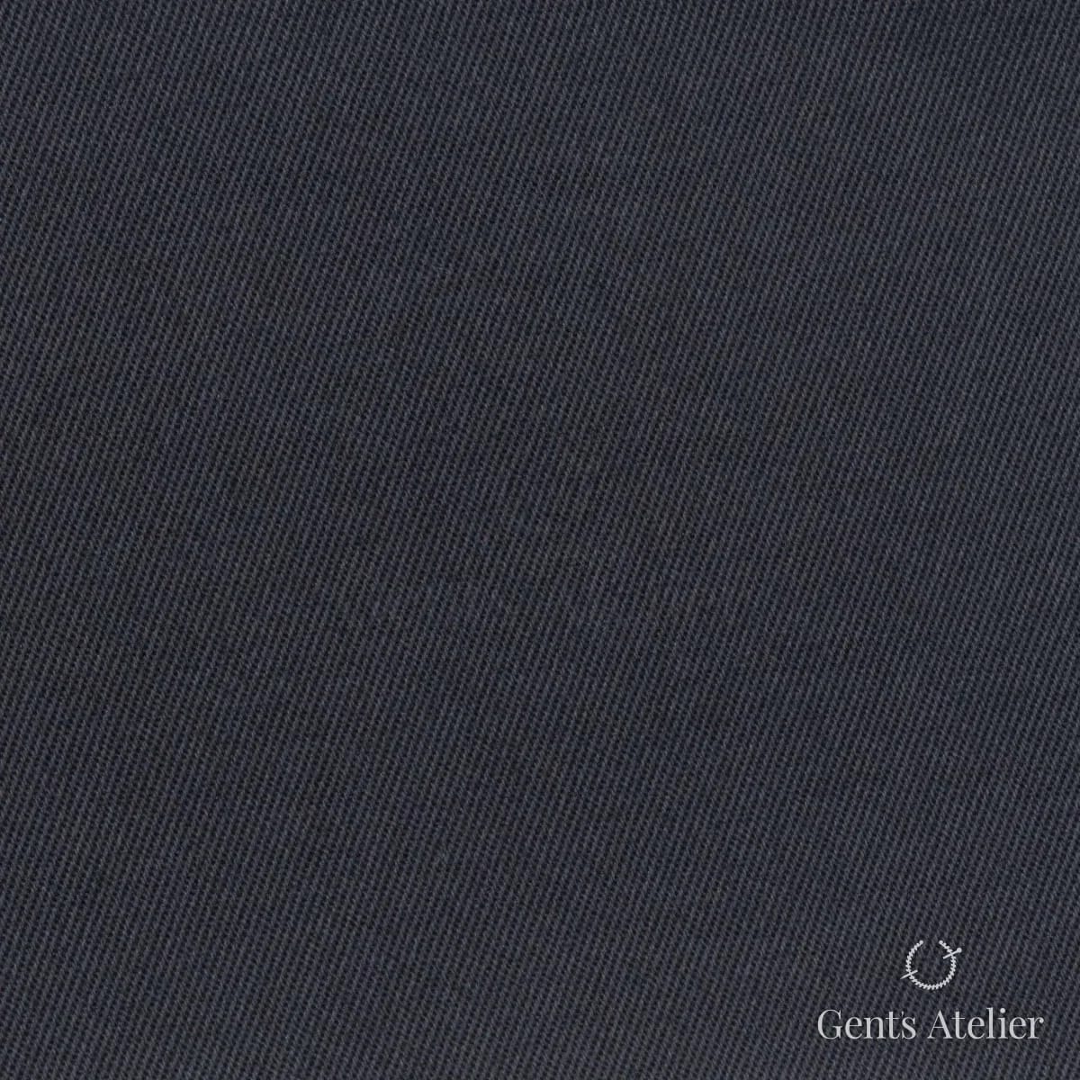 Костюмная ткань Marzoni 614 - 525 / 600 — Тёмно-серый, однотонная, 97% Supima Cotton, 3% Lycra