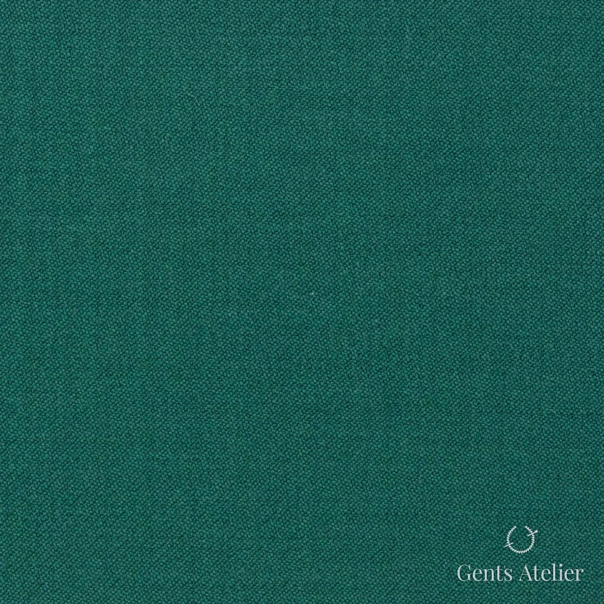 Костюмная ткань Marzoni 620 - 787 / 700 — Зелёный, однотонная, 100% шерсть