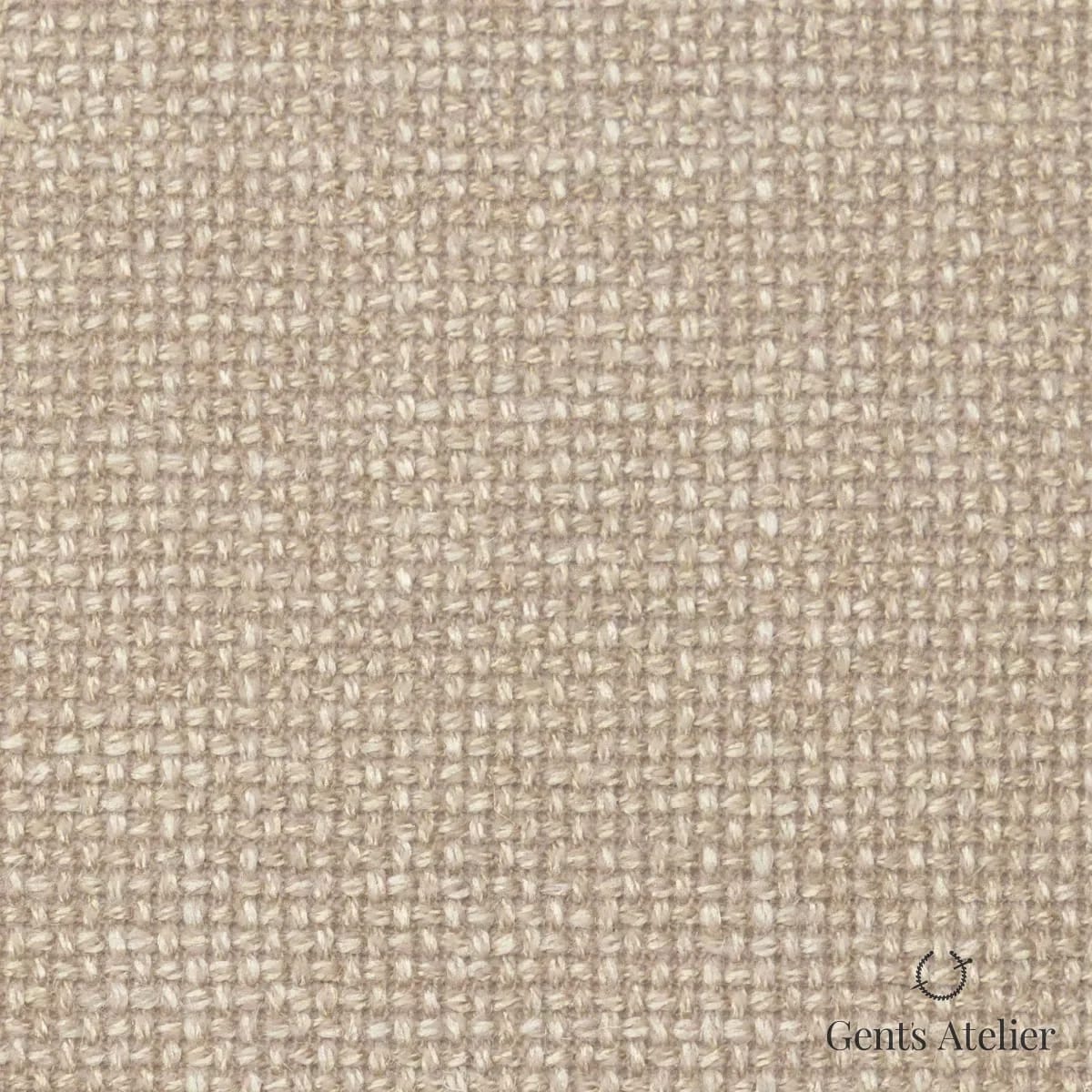 Костюмная ткань Marzoni 655 - 584 / 1200 — Бежевый, однотонная, 60% шерсть, 18% Linen, 18% Silk, 4% Cashmere