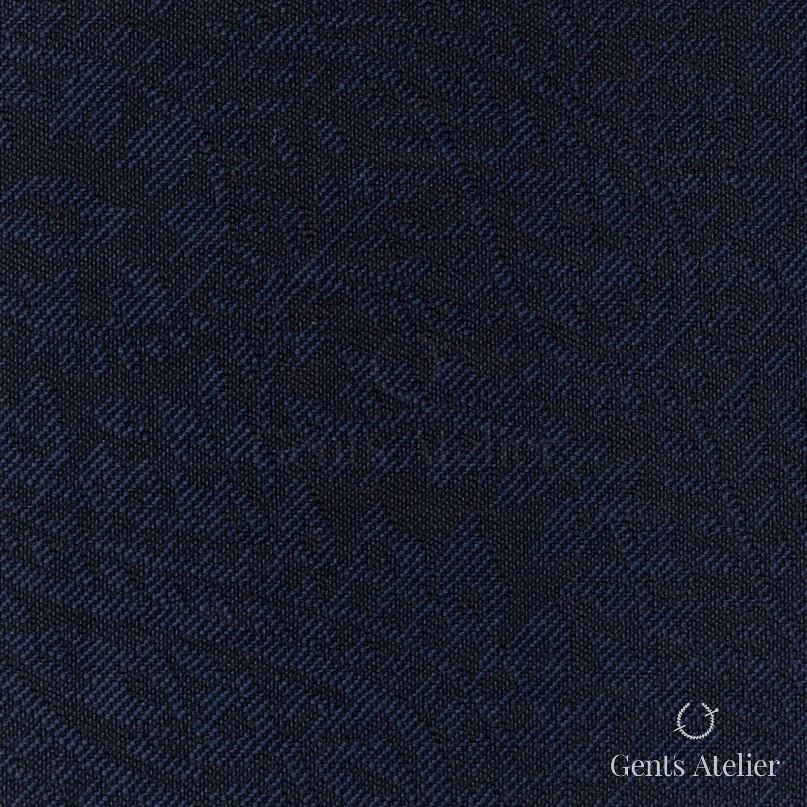 Костюмная ткань Marzoni 609 - 379 / 1200 — Синий, узор, 100% шерсть