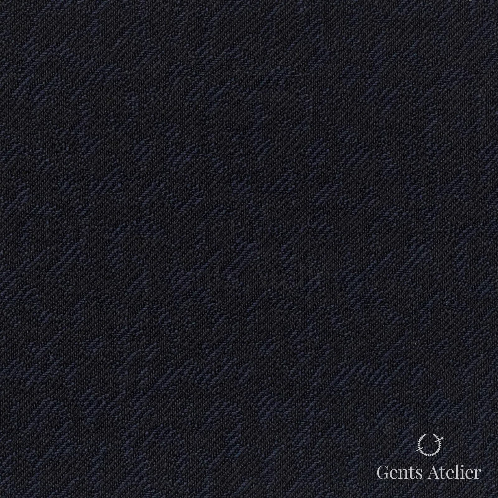 Костюмная ткань Marzoni 609 - 453 / 900 — Тёмно-синий, однотонная, 100% шерсть