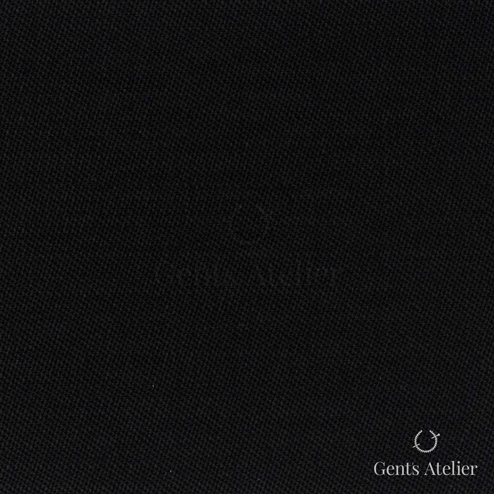 Костюмная ткань Marzoni 609 - 963 / 1200 — Чёрный, однотонная, 100% шерсть