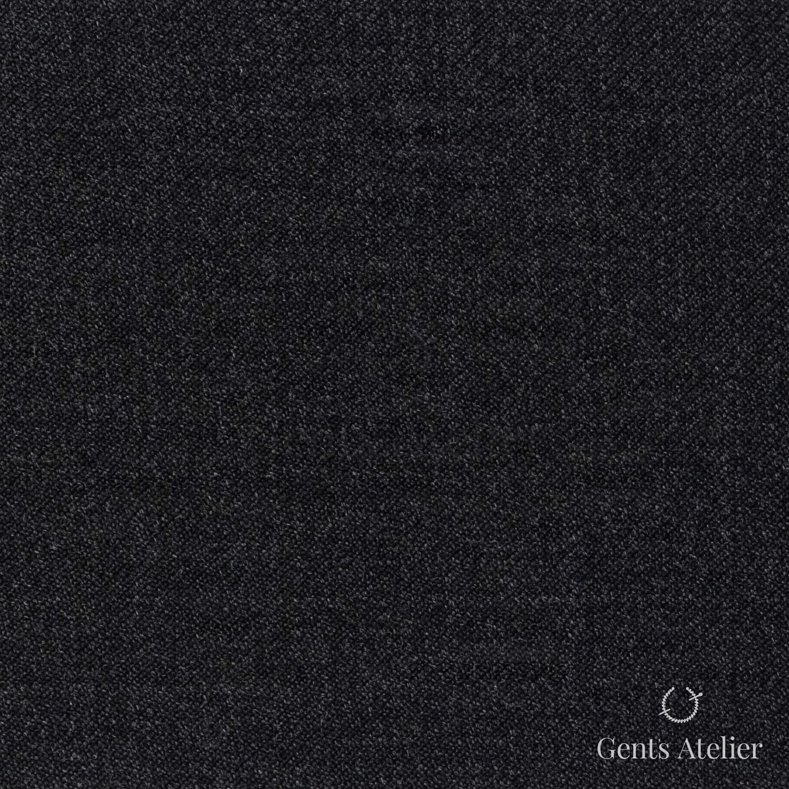 Костюмная ткань Marzoni 620 - 744 / 700 — Антрацит, однотонная, 100% шерсть