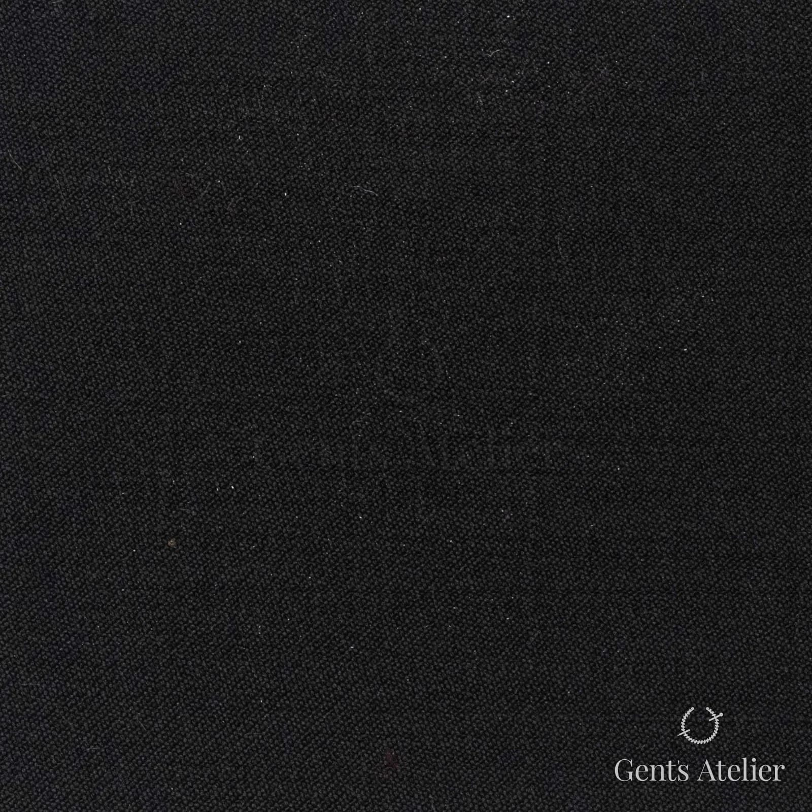 Костюмная ткань Marzoni 620 - 771 / 700 — Чёрный, однотонная, 100% шерсть