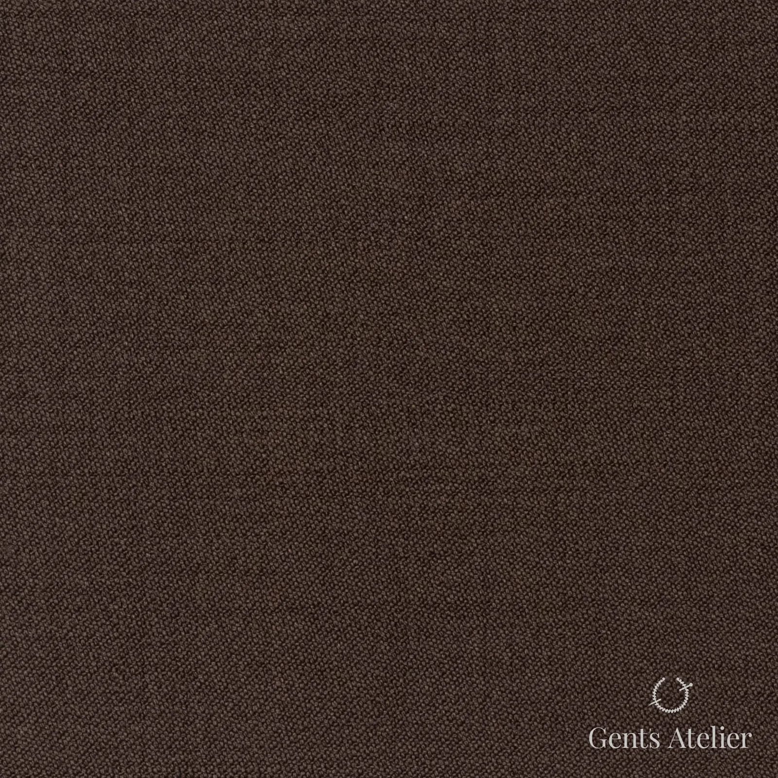 Костюмная ткань Marzoni 620 - 780 / 700 — Коричневый, однотонная, 100% шерсть