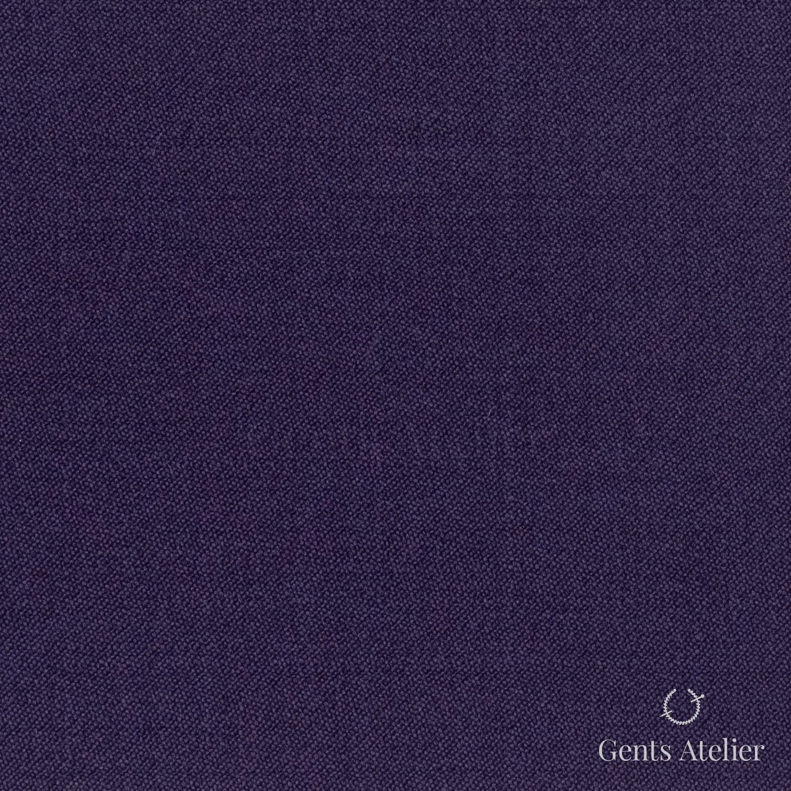 Костюмная ткань Marzoni 620 - 800 / 700 — Фиолетовый, однотонная, 100% шерсть