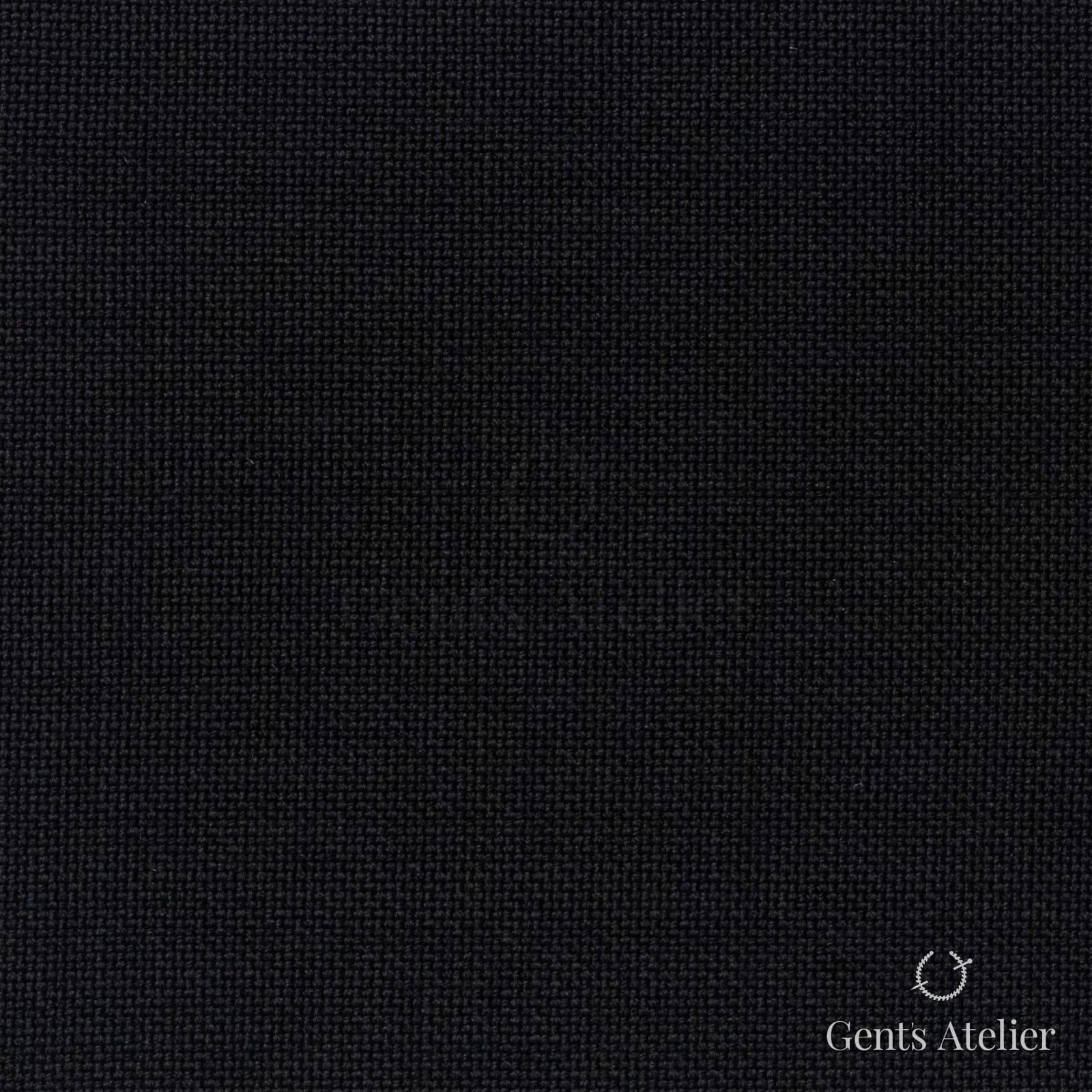 Костюмная ткань Marzoni 620 - 937 / 900 — Чёрный, однотонная, 100% шерсть
