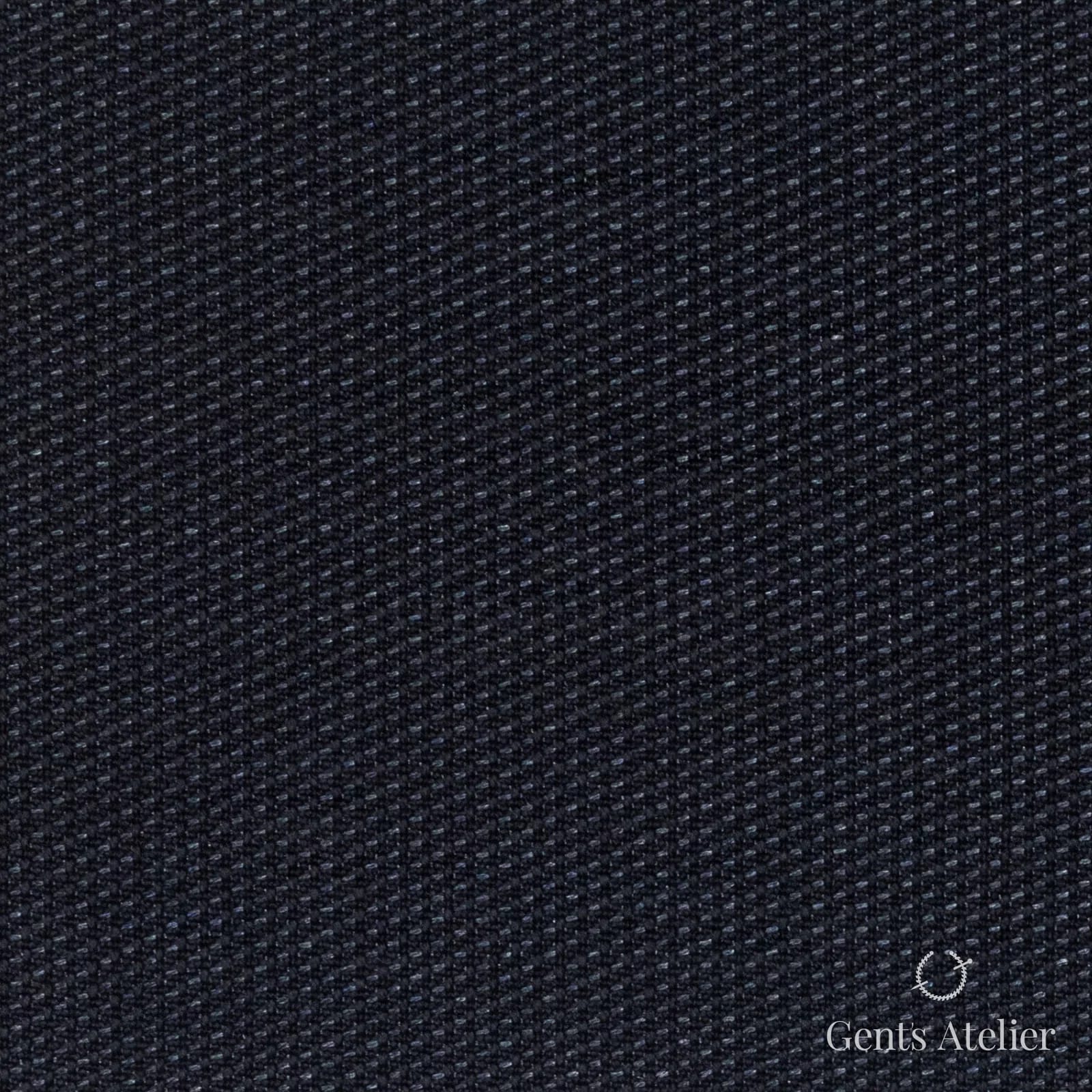 Костюмная ткань Marzoni 601 - 185 / 1100 — Тёмно-синий, однотонная, 82% шерсть, 18% шёлк