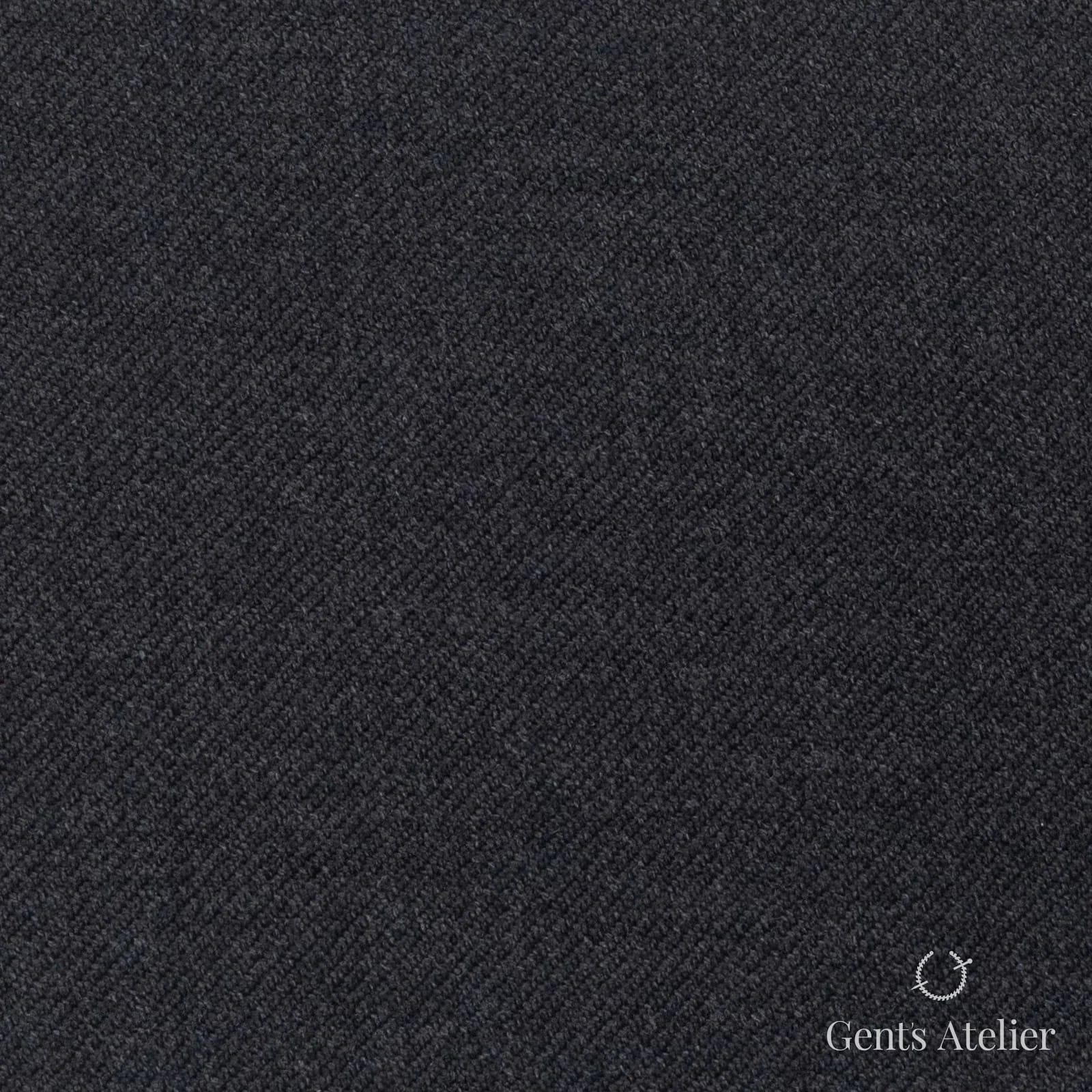 Костюмная ткань Marzoni 618 - 205 / 1200 — Антрацит, однотонная, 100% шерсть