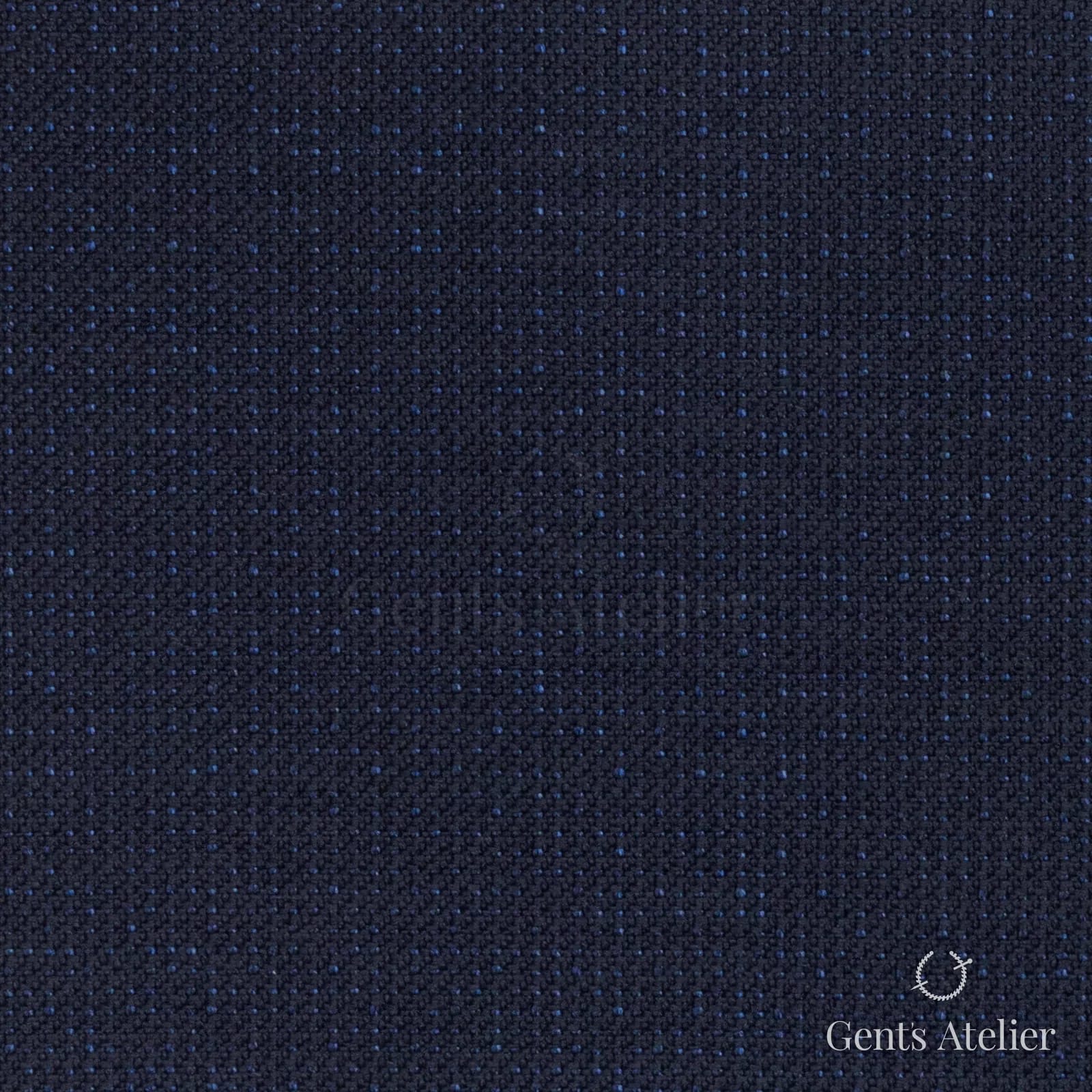 Костюмная ткань Marzoni 618 - 372 / 1200 — Тёмно-синий, меланж, 100% шерсть