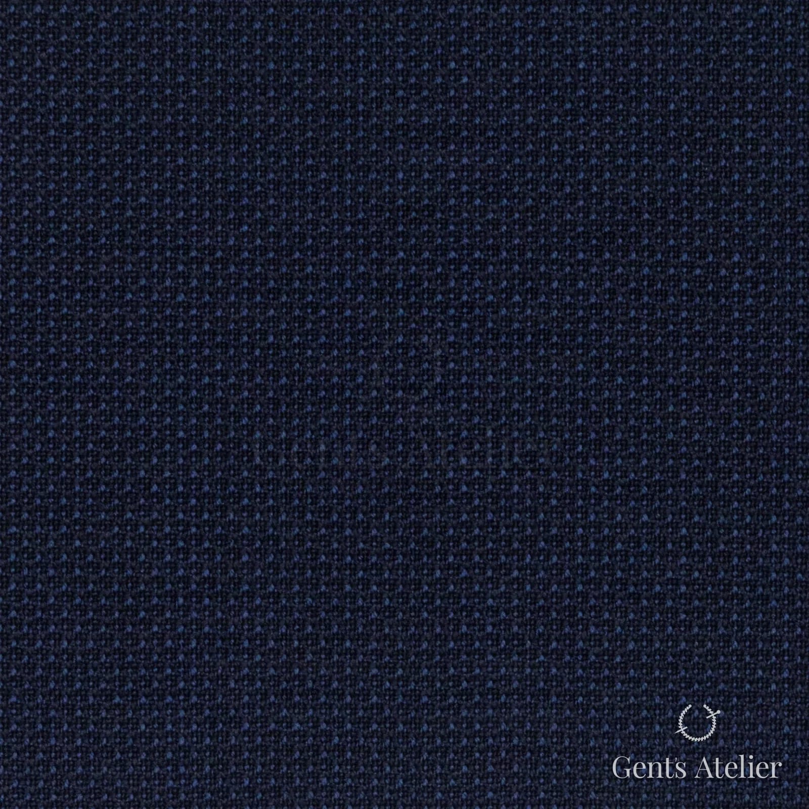 Костюмная ткань Marzoni 618 - 383 / 1200 — Тёмно-синий, меланж, 100% шерсть
