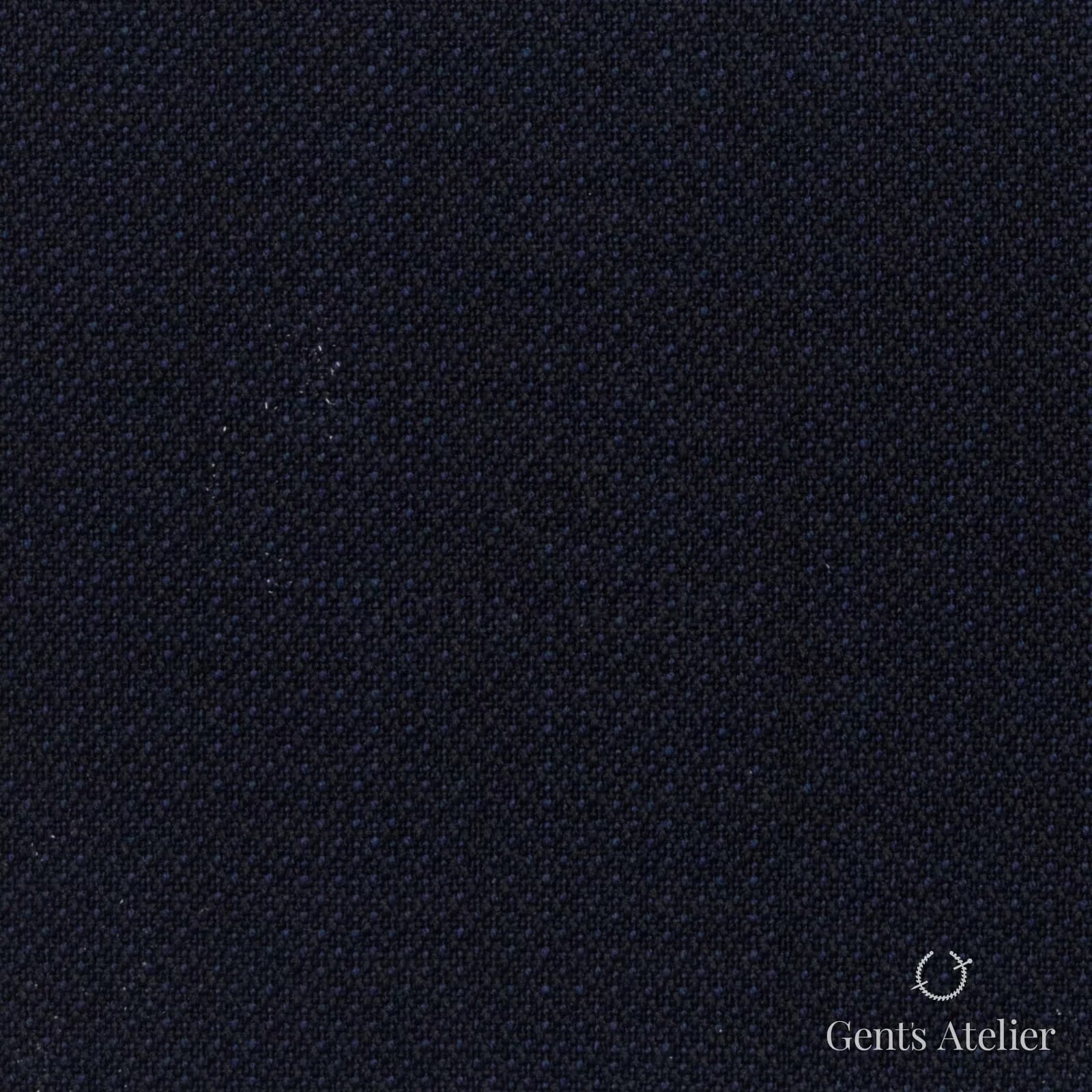Костюмная ткань Marzoni 618 - 384 / 1200 — Тёмно-синий, однотонная, 100% шерсть