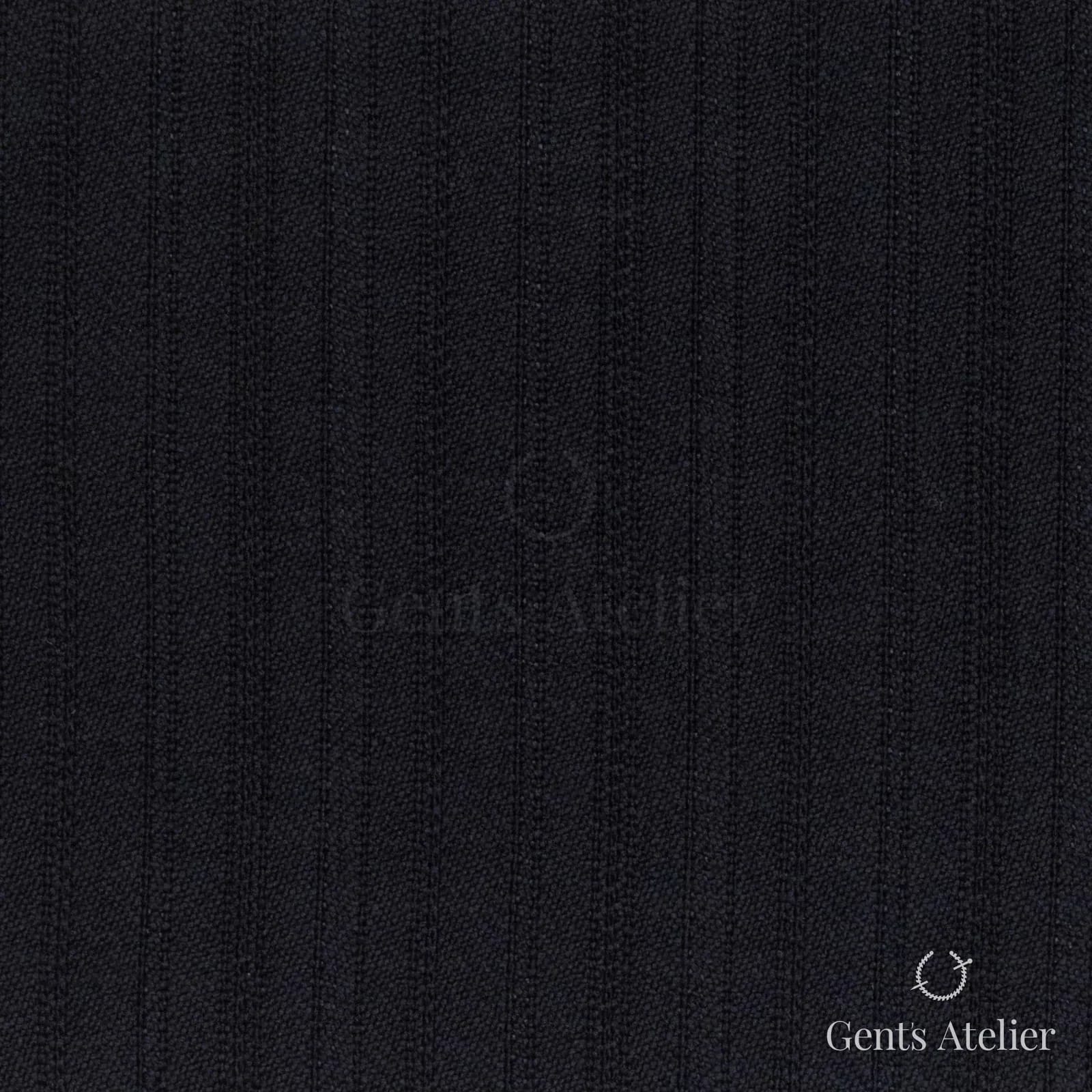 Костюмная ткань Marzoni 618 - 392 / 1200 — Тёмно-синий, полоса, 100% шерсть