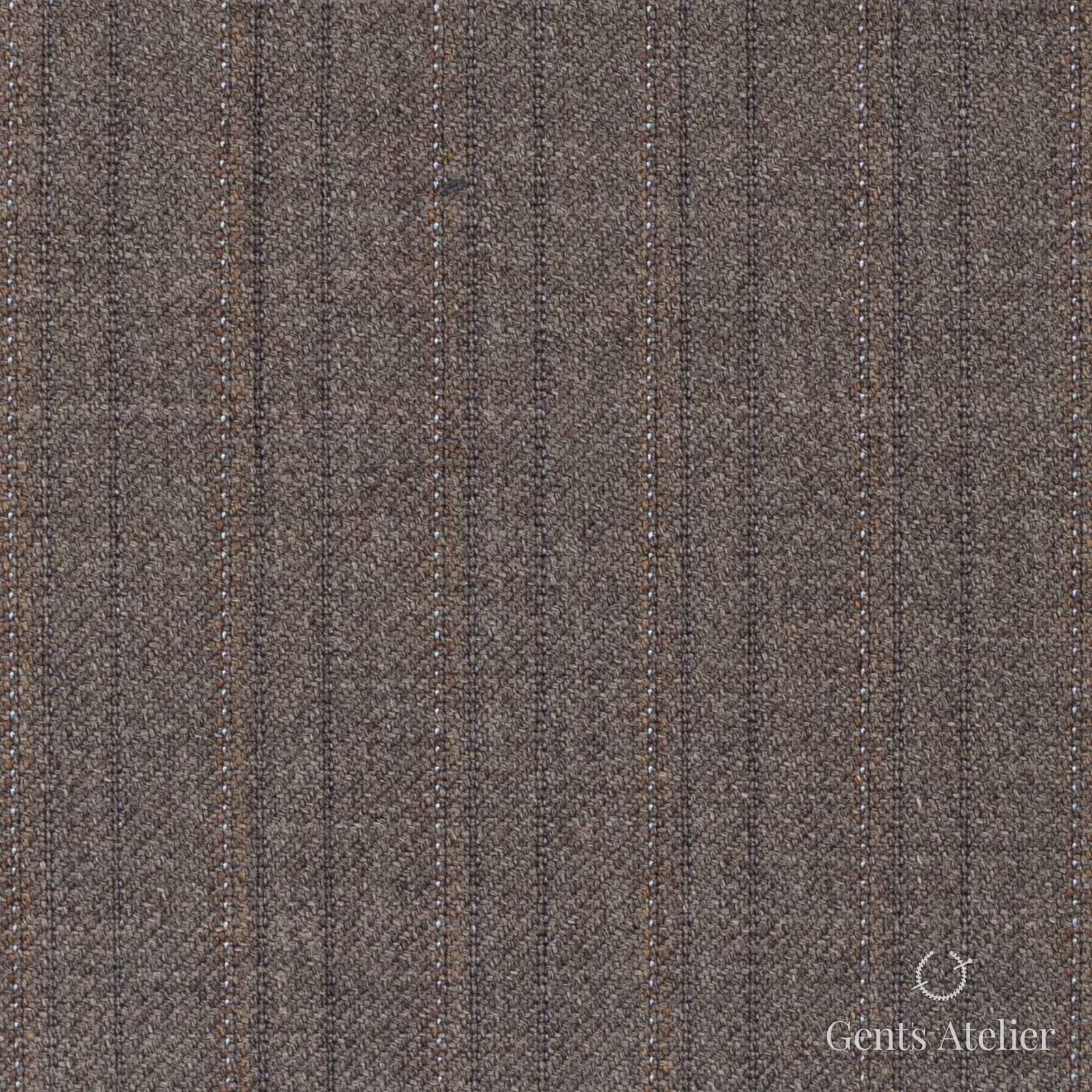 Костюмная ткань Marzoni 618 - 397 / 1200 — Бежевый, полоса, 100% шерсть