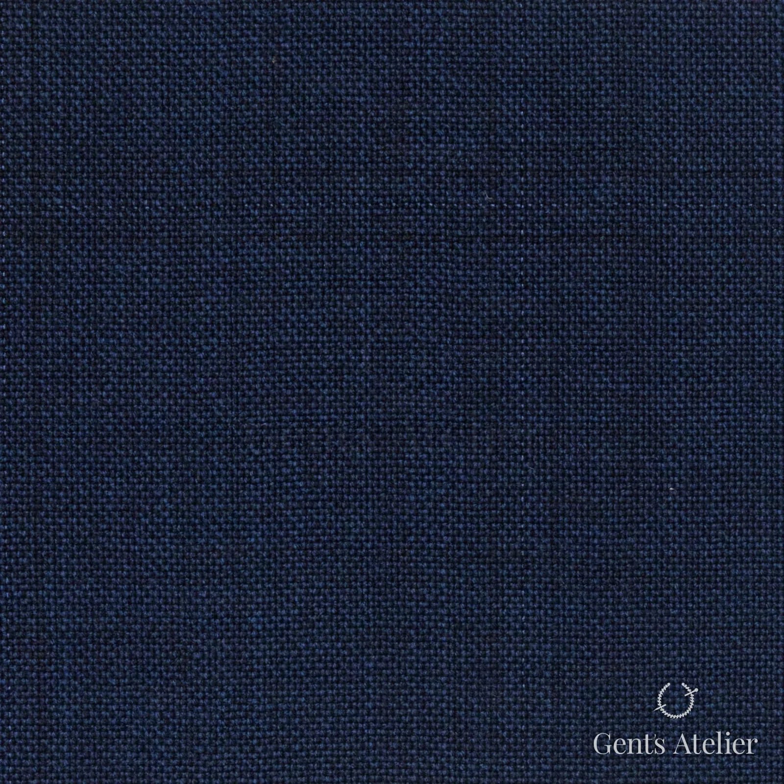 Костюмная ткань Marzoni 651 - 853 / 1200 — Тёмно-синий, однотонная, 100% шерсть
