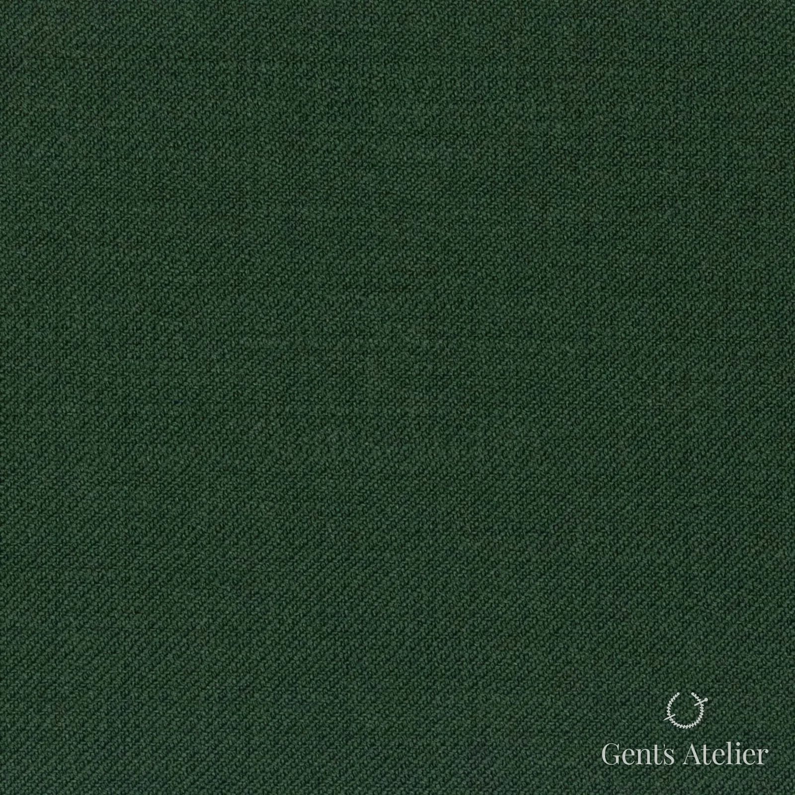 Костюмная ткань Marzoni 723 - 064 / 1200 — Зелёный, однотонная, 100% шерсть