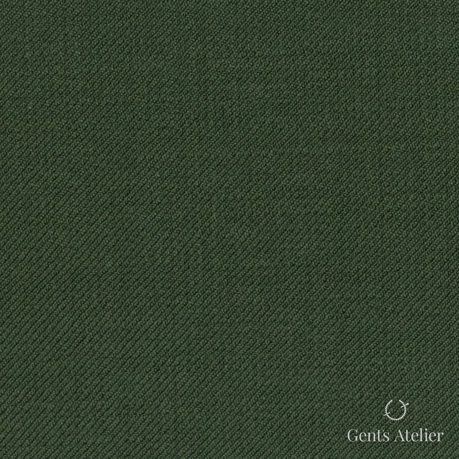 Костюмная ткань Marzoni 723 - 077 / 1100 — Зелёный, однотонная, 100% шерсть