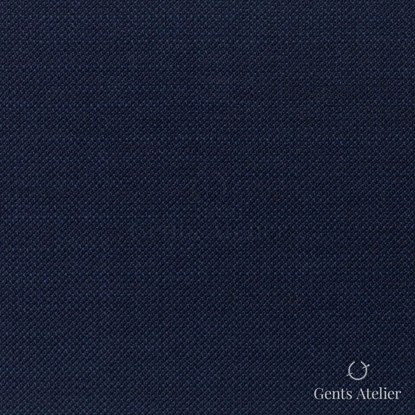 Костюмная ткань Marzoni 723 - 106 / 1100 — Тёмно-синий, однотонная, 100% шерсть