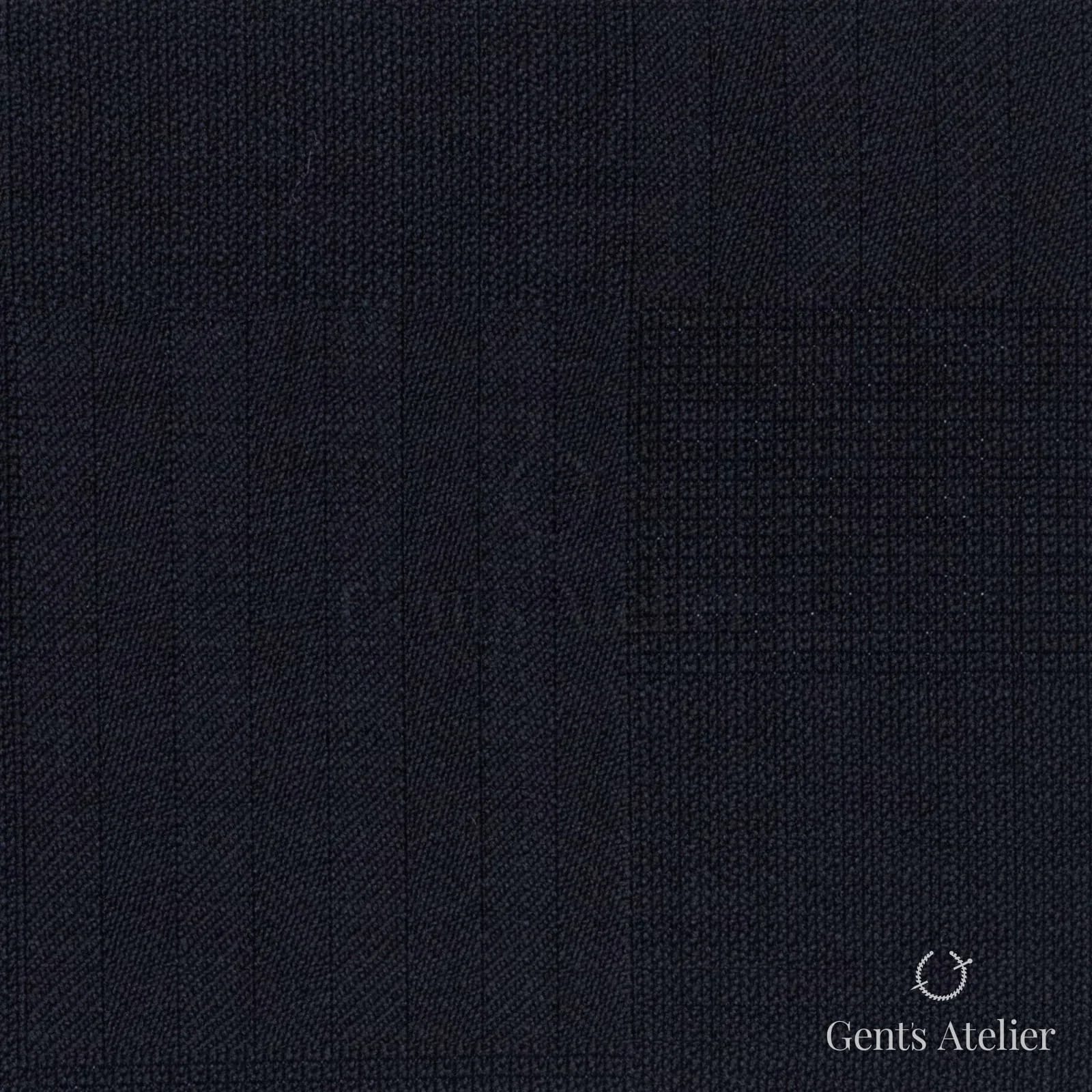 Костюмная ткань Marzoni 723 - 113 / 1200 — Тёмно-синий, однотонная, 100% шерсть