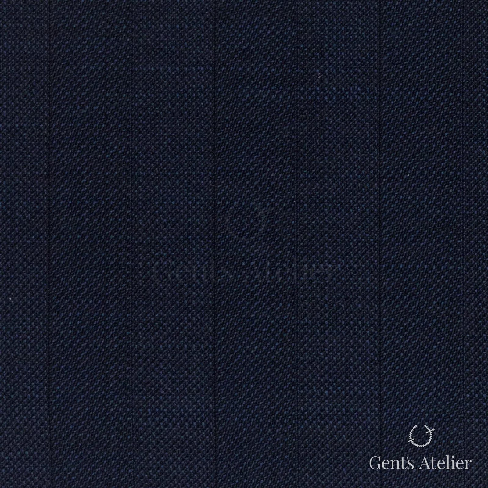 Костюмная ткань Marzoni 723 - 199 / 1100 — Тёмно-синий, оконная клетка, 100% шерсть