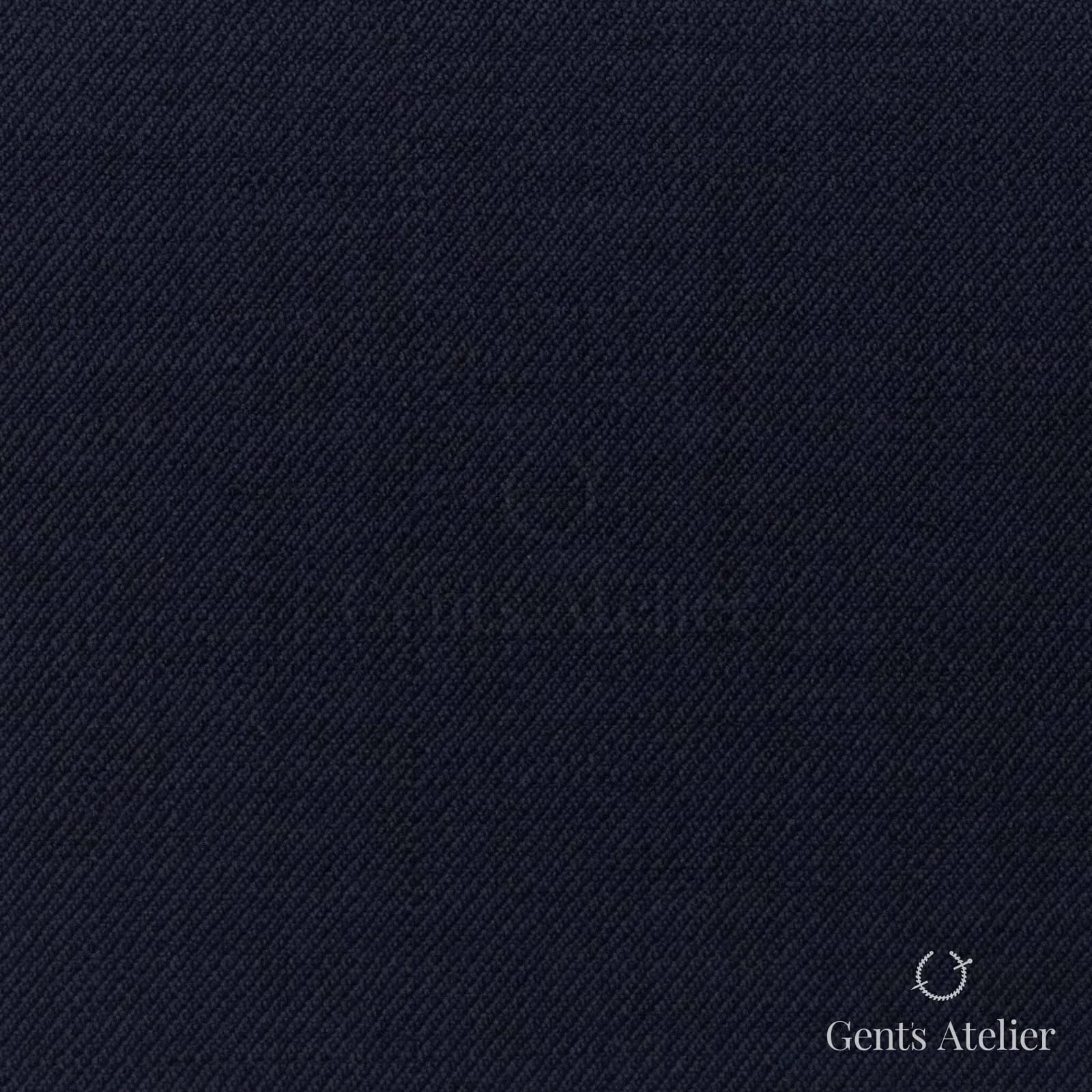 Костюмная ткань Marzoni 725 - 424 / 1300 — Тёмно-синий, однотонная, 100% шерсть