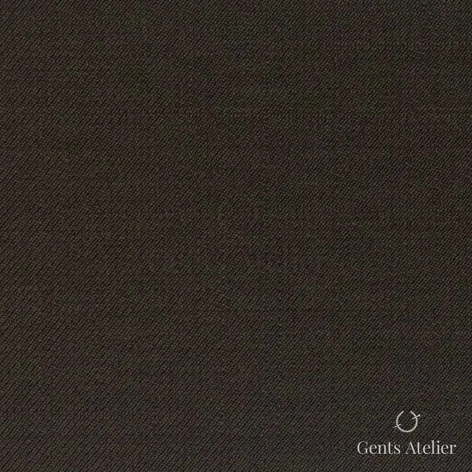 Костюмная ткань Marzoni 725 - 429 / 1300 — Коричневый, однотонная, 100% шерсть