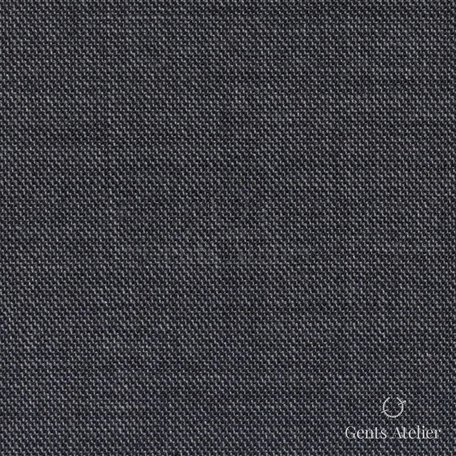 Костюмная ткань Marzoni 725 - 437 / 1400 — Серый, однотонная, 100% шерсть
