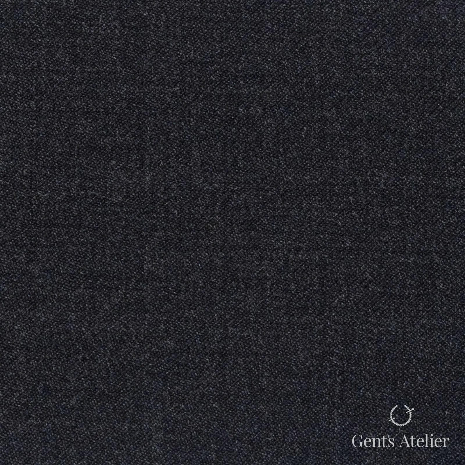 Костюмная ткань Marzoni 620 - 744 / 700 — Антрацит, однотонная, 100% шерсть