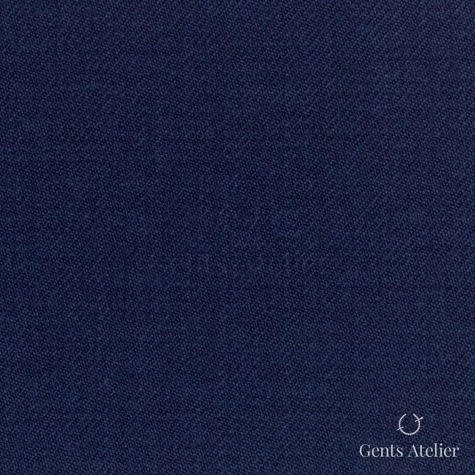 Костюмная ткань Marzoni 620 - 915 / 900 — Тёмно-синий, однотонная, 100% шерсть