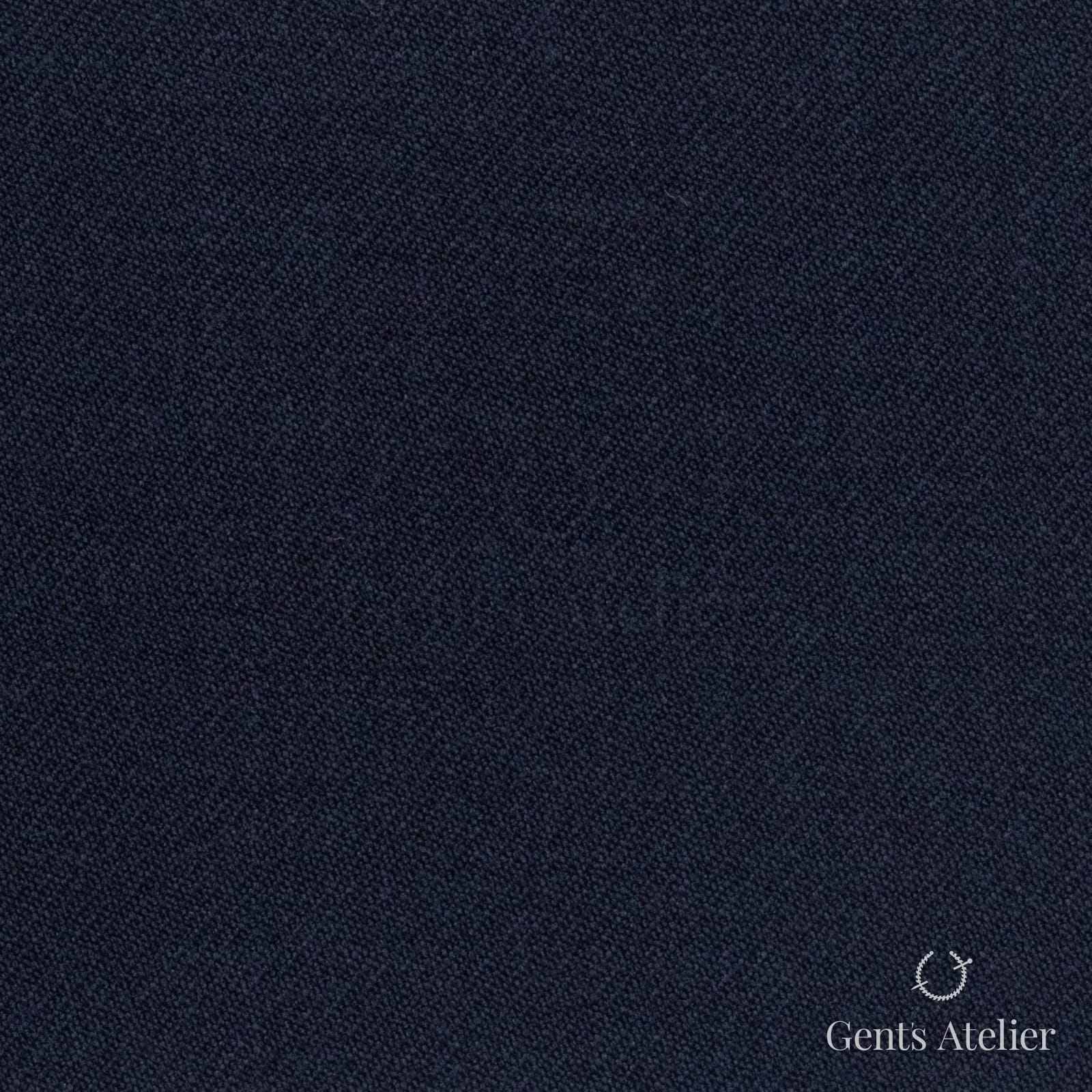 Костюмная ткань Marzoni 620 - 916 / 900 — Тёмно-синий, однотонная, 100% шерсть