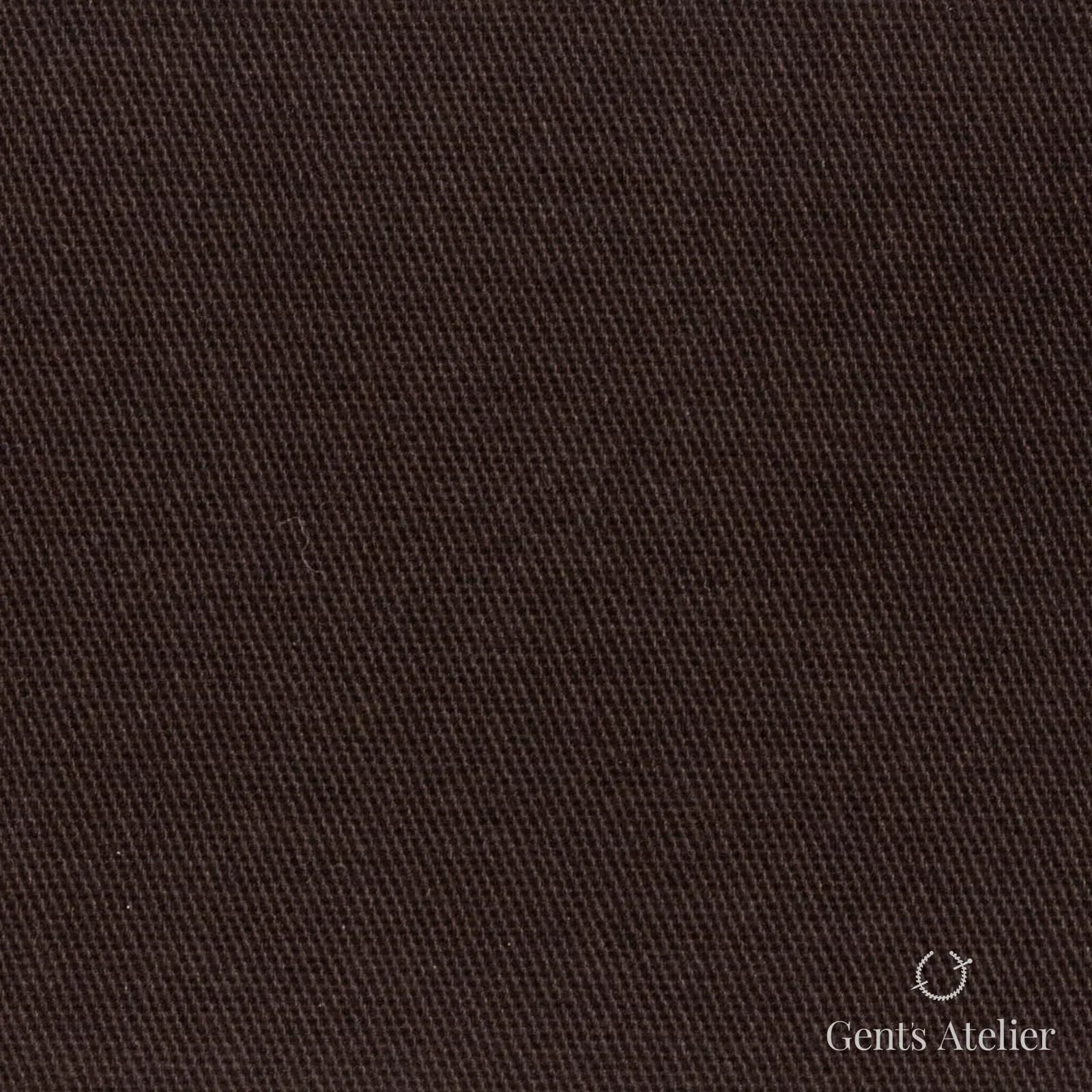 Костюмная ткань Marzoni 611 - 357 / 600 — Коричневый, однотонная, 98% хлопок, 2% лайкра