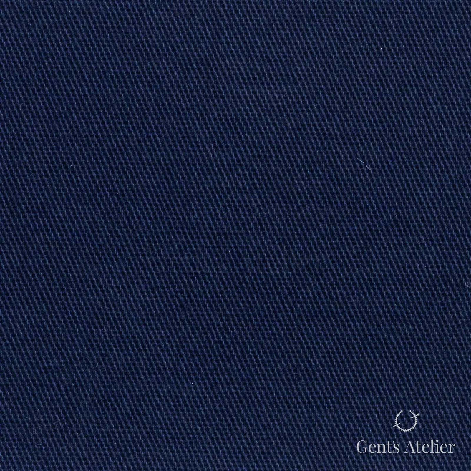 Костюмная ткань Marzoni 611 - 361 / 600 — Тёмно-синий, однотонная, 98% хлопок, 2% лайкра