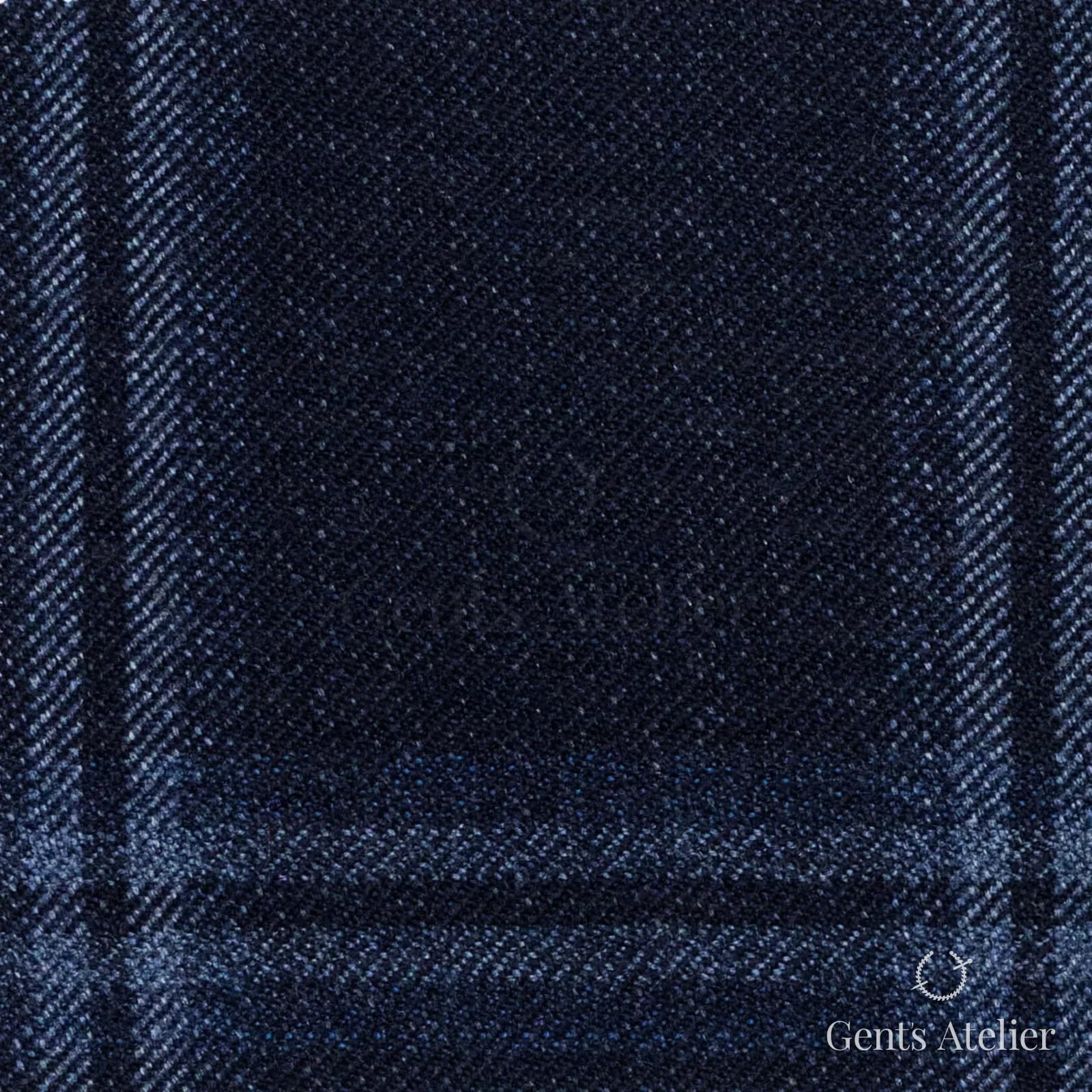 Костюмная ткань Marzoni 641 - 017 / 900 — Синий, клетка, 100% шерсть