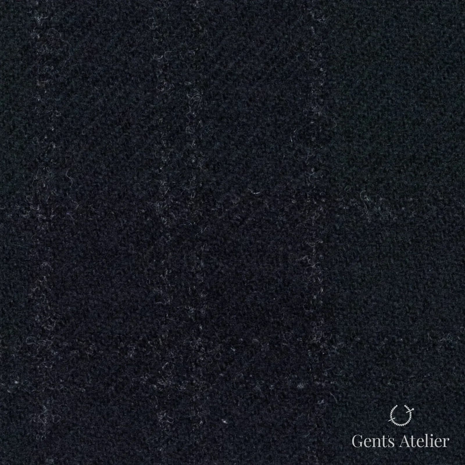 Костюмная ткань Marzoni 651 - 014 / 1200 — Тёмно-синий / Зелёный, однотонная, 90% шерсть, 10% кашемир