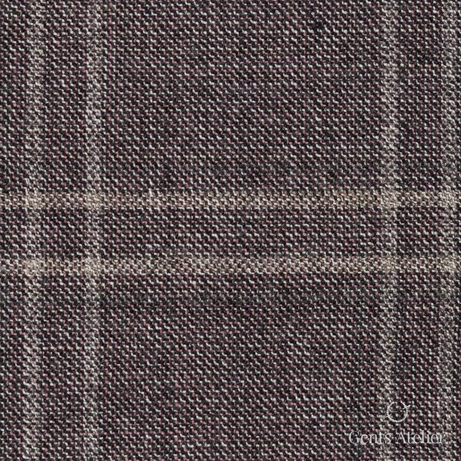 Костюмная ткань Marzoni 651 - 039 / 1200 — Redwood, оконная клетка, 95% шерсть, 5% кашемир