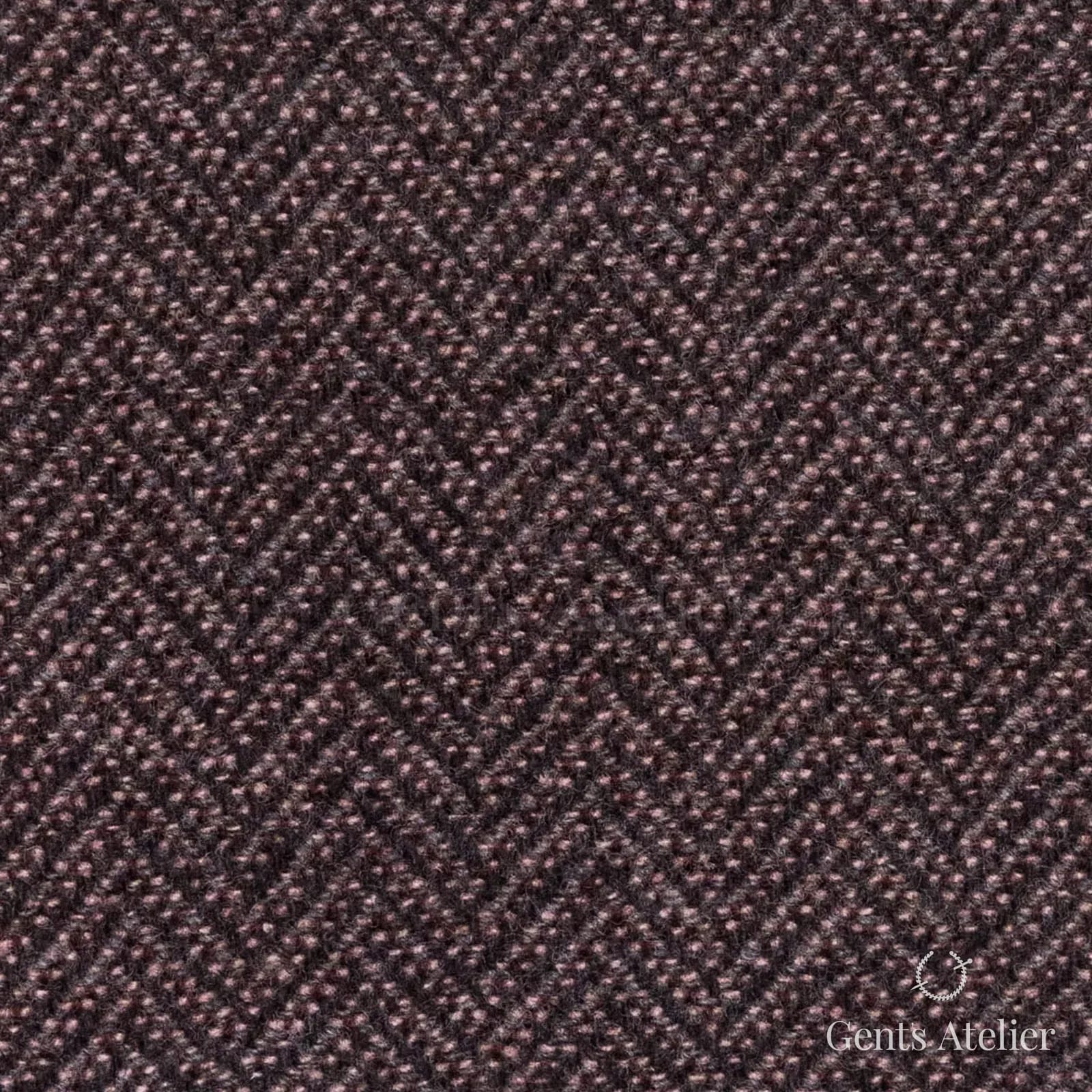 Костюмная ткань Marzoni 651 - 621 / 1500 — Красный, ёлочка, 90% шерсть, 10% кашемир