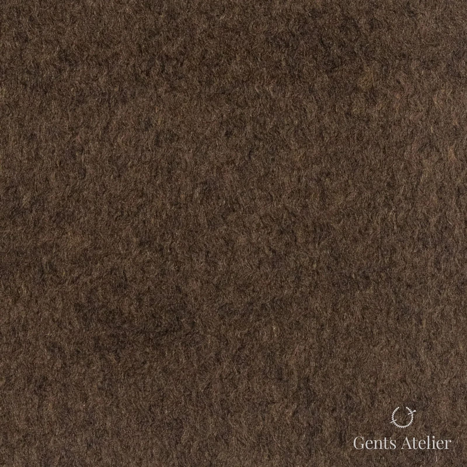 Костюмная ткань Marzoni 665 - 125 / 1600 — Коричневый, однотонная, 90% шерсть, 10% кашемир
