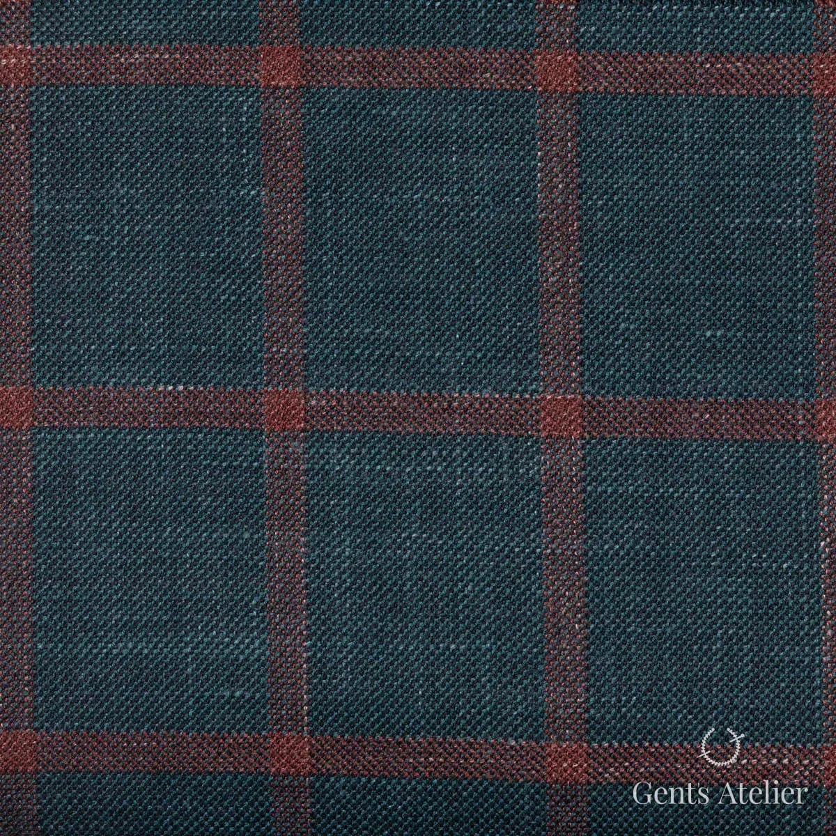 Костюм из Gent's Colors 2899-11 — тёмно-зелёный, 100% шерсть