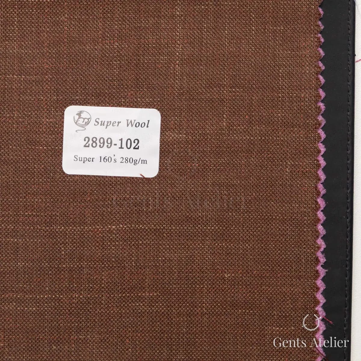 Образец ткани Gent's Colors 2899-102 с этикеткой, коричневый