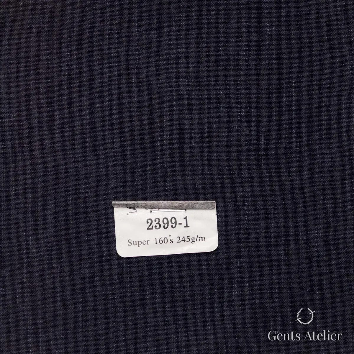 Образец ткани Gent's Colors 2399-1 с этикеткой, тёмно-синий