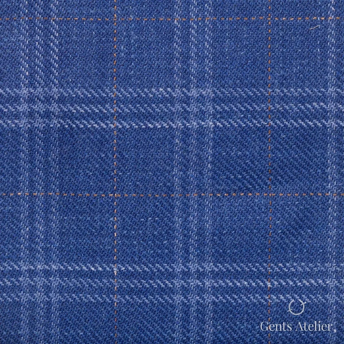 Костюм из Gent's Colors 2699-16 — синий, Шерсть, лён, шёлк