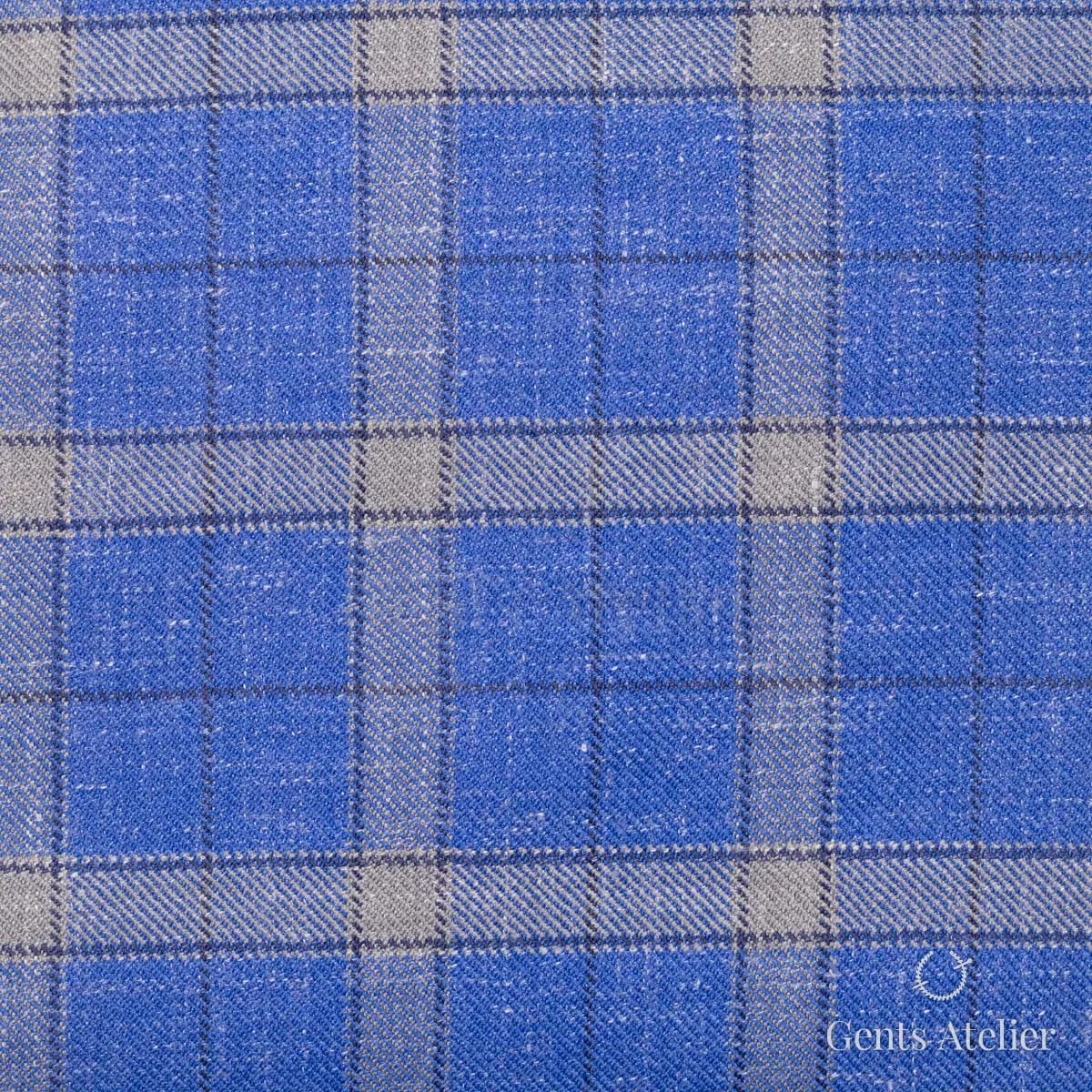 Костюм из Gent's Colors 2699-19 — синий, Шерсть, лён, шёлк